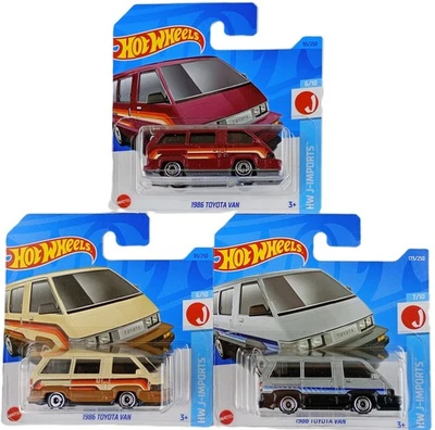 Hot Wheels Toyota Van 1986 Lote de tres variaciones de color Nuevo en paquete Freepost Foto 1 de 4