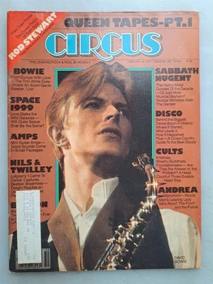 Circus - Rock & Roll Magazine - February 28, 1977 Issue - David Bowie Cover - Image 1 of 3