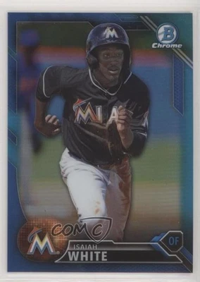 2016 Bowman Chrome Prospects Blue Refractor /150 Isaiah White #BCP203 - Image 1 of 2
