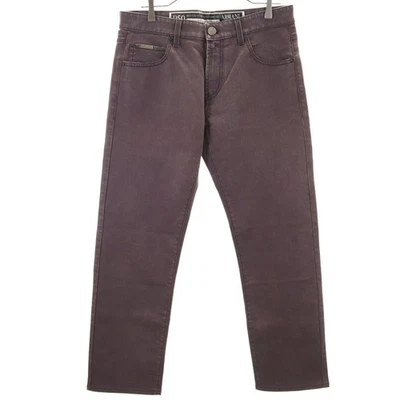 Pantalones de mezclilla ARMANI COLLEZIONI P50 cuello estrecho W31 púrpura para hombre Foto 1 de 4