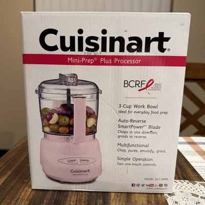 Cuisinart DLC-2APK Food Processor Mini-Prep Plus 24 Ounce Pink NEW - Image 1 of 4