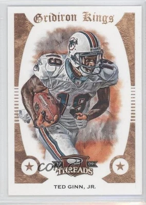 2009 Donruss Threads Pro Gridiron Kings Ted Ginn Jr #48 - Image 1 of 2