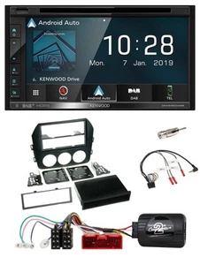 Kenwood DAB TMC USB 2DIN Lenkrad Bluetooth Navigation für Mazda MX 5 NC 09-15 sc - Bild 1 von 11