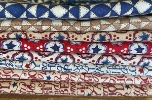 My Country By Kathy Schmitz For Moda. Bundle Of 8 Fat Quarters - Picture 1 of 4