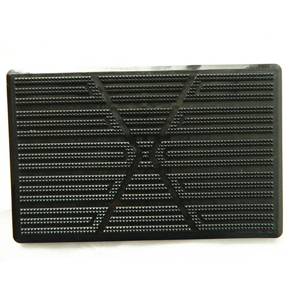 Tapete de assoalho de carro 25x16cm adesivo placa de calcanhar pedal pad ajuste carro SUV pickup - Imagem 1 de 4