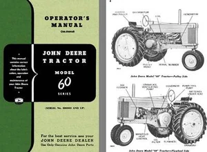 John Deere Tractor Model 60 Series (Serial No. 6000001 and Up) Operators Manual - Picture 1 of 1