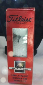 Titleist Golf Balls DT-2New in Sleeve, 3 Balls - Picture 1 of 5