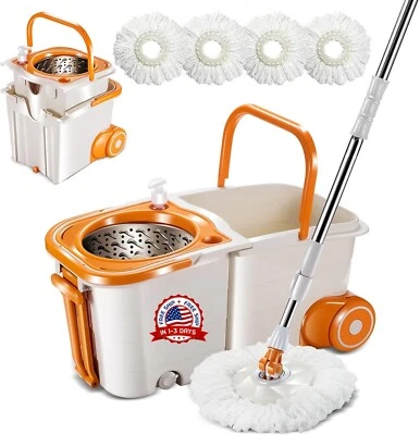 Sistema Moderno De.Trapeador Cubeta - Sistema de Limpieza de Piso de Cubo Fáci Foto 1 de 4