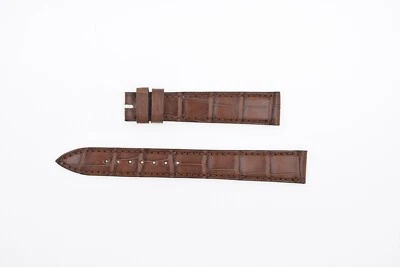 NOVA pulseira de relógio de couro marrom BLANCPAIN 14/12 14mm (SO958) - Imagem 1 de 2