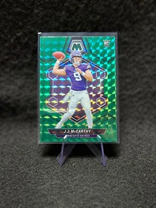 Nfl Panini Trading Cards J.J. McCarthy 2024 GREEN Mosaic #310 RC, Vikings - Bild 1 von 2