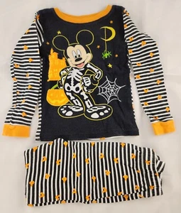 Disney Toddler Boy's Mickey Mouse Halloween Pajama Sleepwear Set Size 5T - Picture 1 of 3