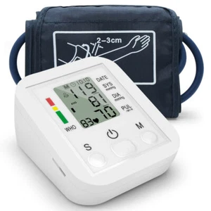 Digital Automatic Blood Pressure Monitor Upper Arm with Cuff Heart Rate UK stock - Picture 1 of 12