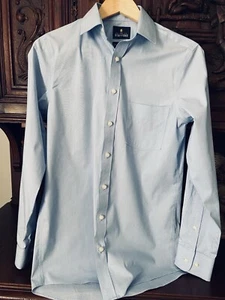 Stafford Men's Dress Shirt 14 14 1/2 Slim Fit Oxford 32-33 Smart Tech - Picture 1 of 7