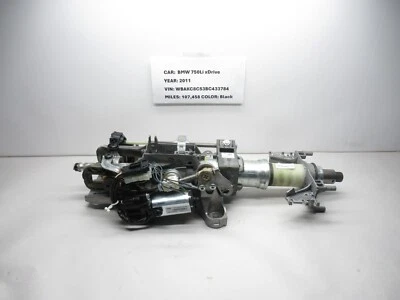 BMW 750Li xDrive 2011-2015 columna de dirección con motor P10768701 OEM Foto 1 de 4