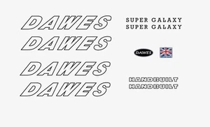 Calcomanías de bicicleta Dawes Super Galaxy-transferencias-pegatinas n.11 - Imagen 1 de 1