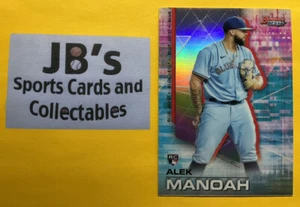 2021 Bowman’s Best Alek Manoah Rookie Card RC Refractor Toronto Blue Jays #28 - Picture 1 of 1