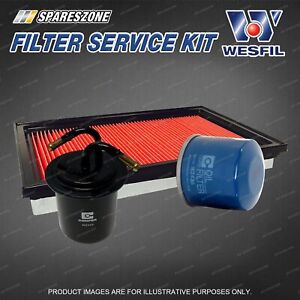 Wesfil Oil Air Fuel Filter Service Kit for Subaru Forester SG9 2.5 Impreza GG9