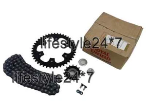 "Complete Chain Sprocket Kit" For Genuine Royal Enfield Hunter 350 - Foto 1 di 2