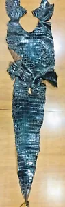 American Alligator Hide 36cm Brown Matte WHOLE Real Genuine 1684-J3 - Picture 1 of 12