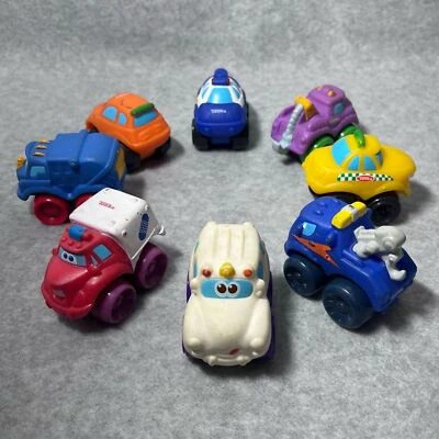 Tonka Lil Chuck & Friends 2.5" Cars Trucks Wheel Pals Lot of 8 Hasbro 2005-2009 - Image 1 of 4