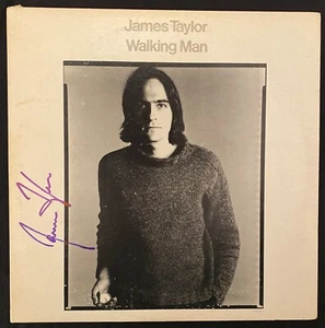 JAMES TAYLOR AUTOGRAPHED SIGNED WALKING MAN RECORD ALBUM BECKETT AUTHENTICATED - Picture 1 of 2