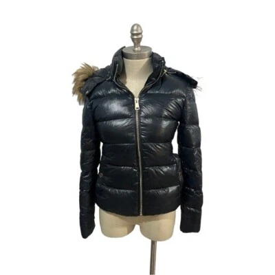 Zara Woman Duck Down  Black Puffer Coat Jacket XS - Image 1 of 4