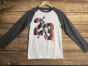 Jordan Boy's Large Long Sleeve Graphic Shirt Jumpman 23 Michael Jordan Print - Picture 1 of 11