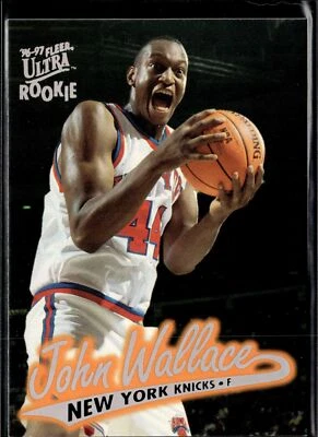 Fleer Ultra #76 1996-97 John Wallace novato New York Knicks Foto 1 de 2