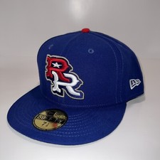 Round Rock Express New Era 7 5/8 Fitted RR Logo Hat RARE