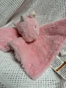 Manta de seguridad Walmart rellena de felpa Lovey rosa unicornio elección de los padres 12" - Imagen 1 de 6