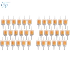 36X UNIVERSAL 1/4" x 5/16" GAS Inline Fuel Filter For Kawasaki Kohler Briggs - Picture 1 of 9