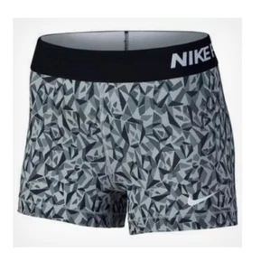 NEW! NIKE PRO [M] Women's 3.0" COMPRESSION Shorts-Black/Grey/Printed 777492-012 - Picture 1 of 2