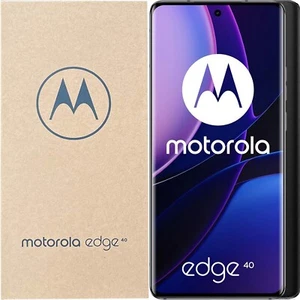 Motorola Edge 40 5G Eclipse Black 256GB + 8GB Dual-SIM Unlocked SIMFree NOWA - Zdjęcie 1 z 4