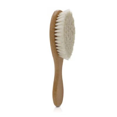 Wooden  Hair Brush for Newborns Infant Hair Comb Soft Wool Hair Scalp M9V5 - Image 1 of 4
