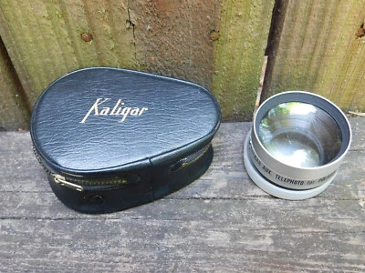 Vintage Kaligar Aux. Teleobjetivo para cámara Polaroid y funda Foto 1 de 4