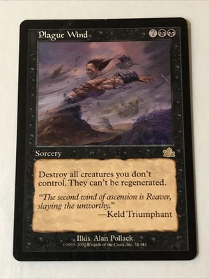 Plague Wind X1 Prophecy Played Condition See Pics Front Back - Image 1 of 4