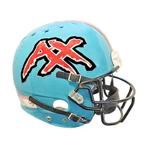 Arnold Memphis Maniax 2001 XFL Game Used Helmet - Picture 1 of 6