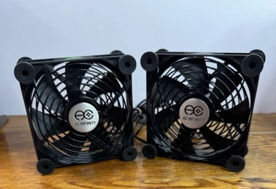 MULTIFAN Model AI-MPF120A3/P2 Dual 120mm USB Cooling Fan for Computer Cabinets - Image 1 of 4