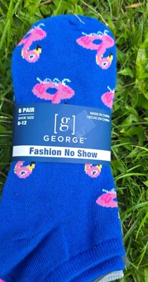 George Para hombres Moda George Para hombres Moda Novedad No Show SocSize 6-12 Paquete de Piscina Foto 1 de 4