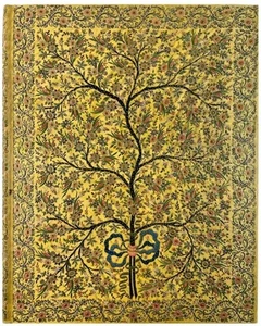 Gran cuaderno alemán árbol de la vida de seda - Imagen 1 de 1