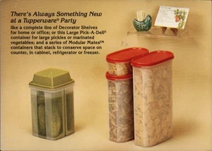Postkarte - Tupperware Party, Pickles, Werbung 1983 Vintage Wisconsin - Bild 1 von 2