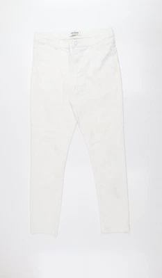 Dorothy Perkins Frankie Women’s White Slim Fit Skinny Jeans Size 14S - Image 1 of 4