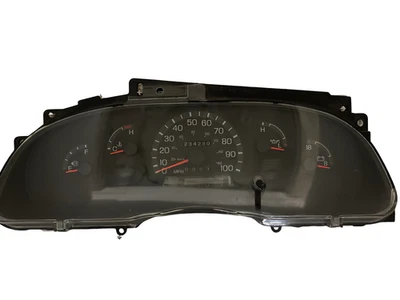 Cuadro de instrumentos velocímetro 99 medidores Ford E250/E350/E450SD 234.280 millas gas Foto 1 de 3