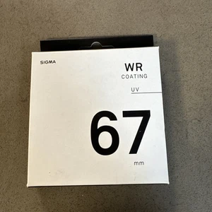 Sigma WR Coating UV 67mm Filter. In Original Box. - Picture 1 of 10