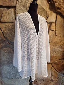 H&M Transparent White Swimsuit Cover Up - Picture 1 of 7