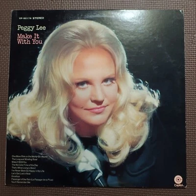 PEGGY LEE-MAKE IT WITH YOU CP-80178 RED WAX JAPAN ORIGINAL ISSUE 1LP - Image 1 of 4