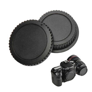 Camera Body Cap and Rear Lens Portable Camera Cover Cap for EOS 58mm Lens  FF