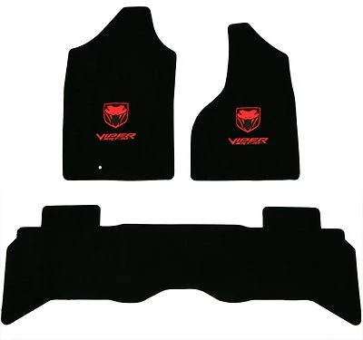 Lloyd Mats LUXE 3 件套垫子套装道奇 SRT-10 Viper 卡车 * 前垫上的红色标志 * — 第 1/4 张图片