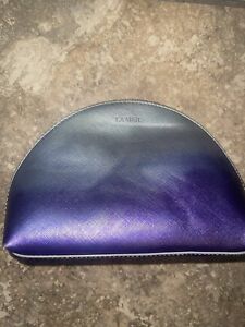 La Mer Cosmetic / Makeup Bag - Ombré Purple Blue Color Organizer Travel Small
