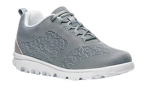 Sneaker Propet USA Travel Activ Athletic Shoe Silver Women W5102 Wide Width - Picture 1 of 8